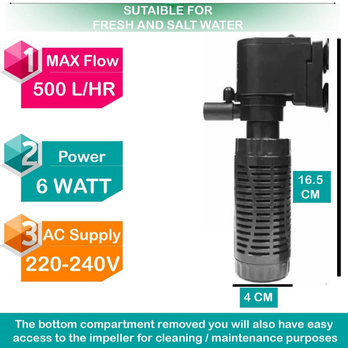 Internal Liquid Aquarium Filter