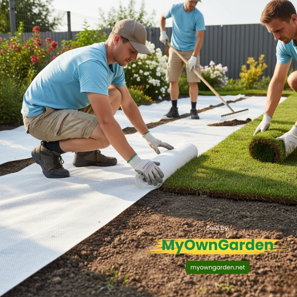 Geo Fabric (Weed Control & Drainage Fabric) – Durable Ground Cover for Gardening & Landscaping