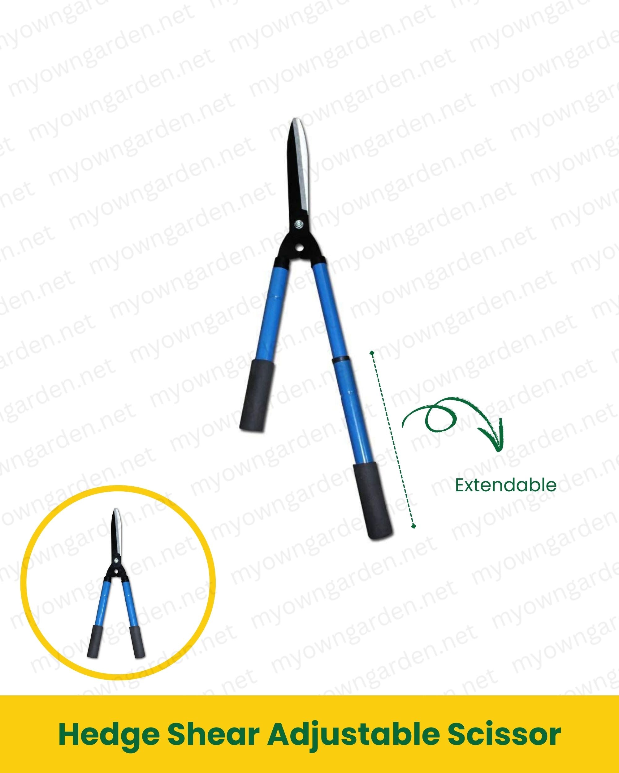 Hedge Shear Adjustable Scissor – Extendable Handle for Garden Trimming & Shaping