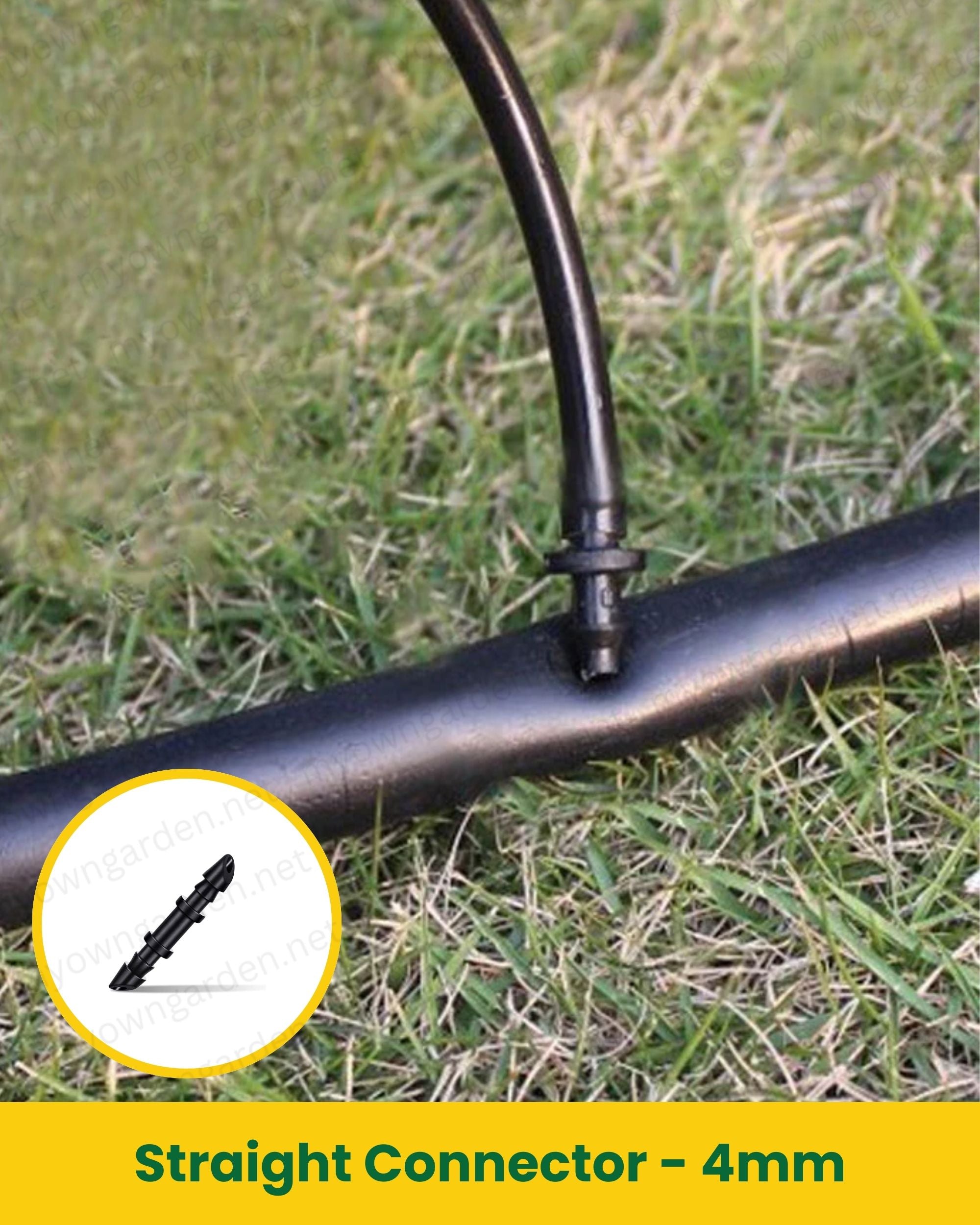 Straight Connector 6mm – Micro Drip Irrigation Pipe Joiner