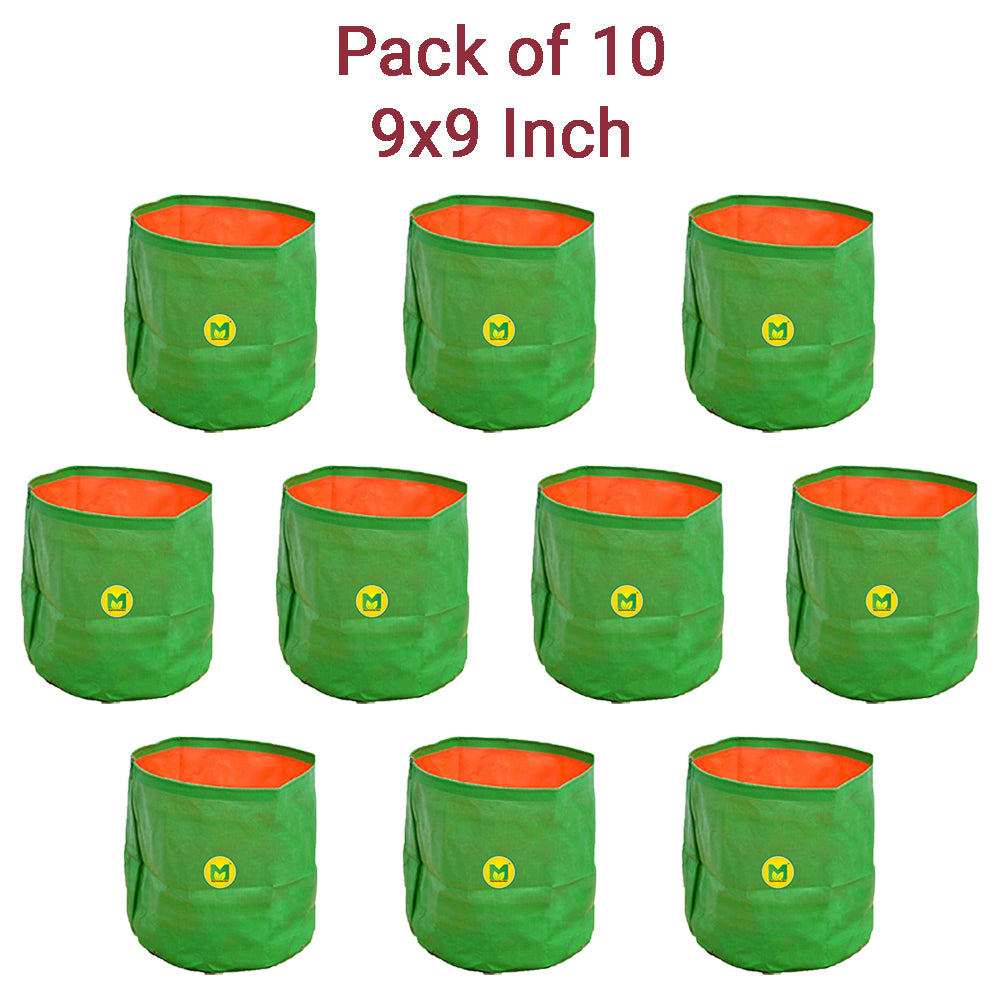 Grow Bag 9x9 inch - Pack of 10