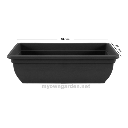 24 Inch Rectangular Flower Pot