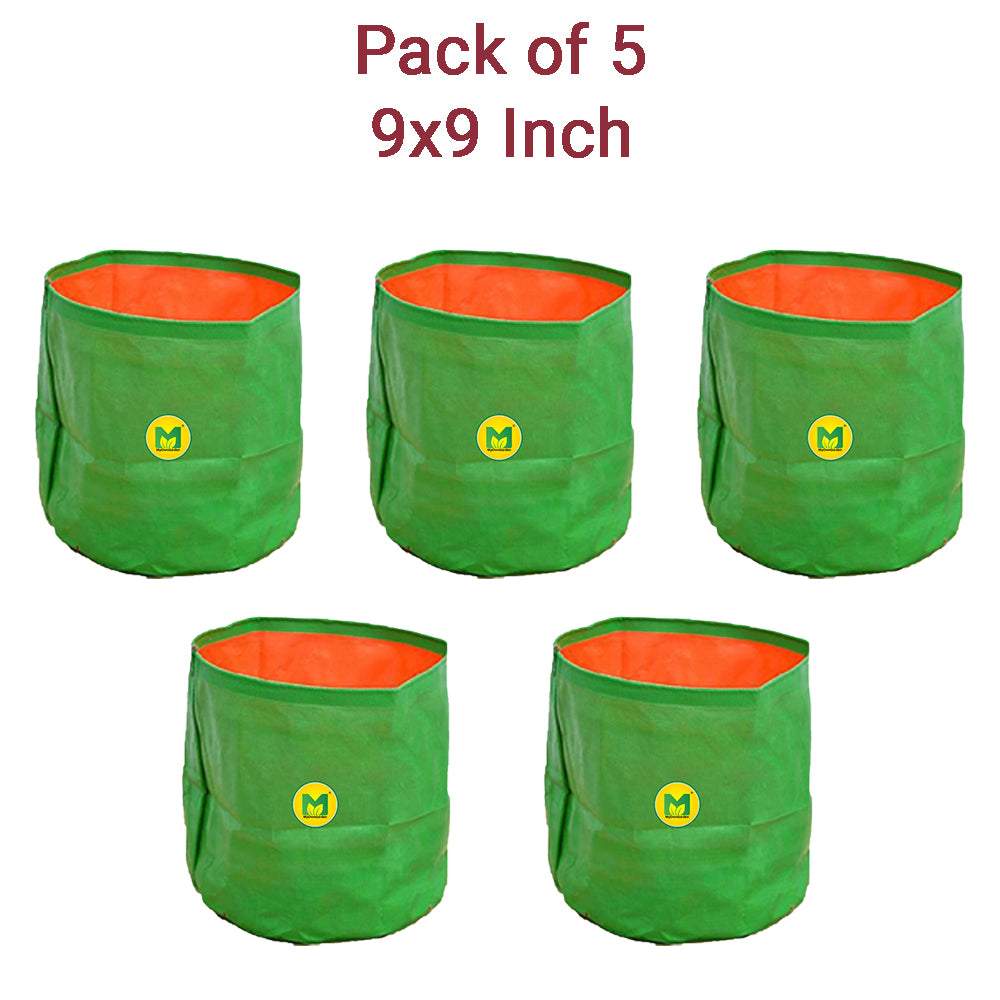 Grow Bag 9x9 inch - Pack of 5