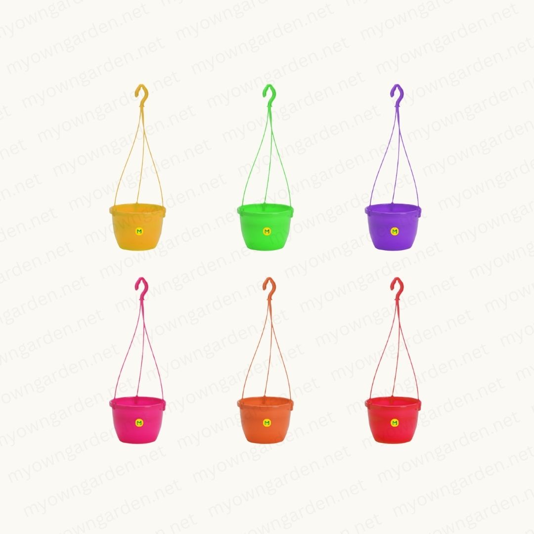 Bowl Hanging Pot 7 Inch - Combo