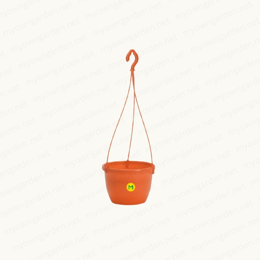 Bowl Hanging Pot 7 Inch - Orange