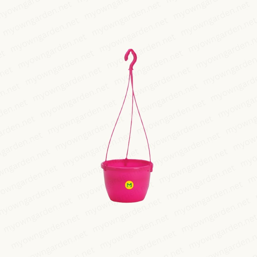 Bowl Hanging Pot 7 Inch - Pink