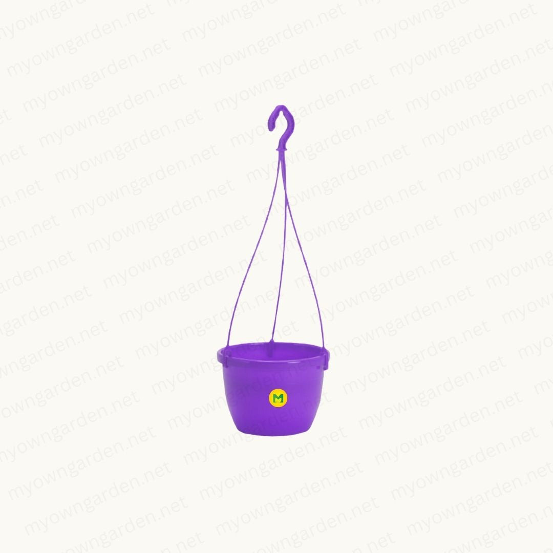 Bowl Hanging Pot 7 Inch - Purple