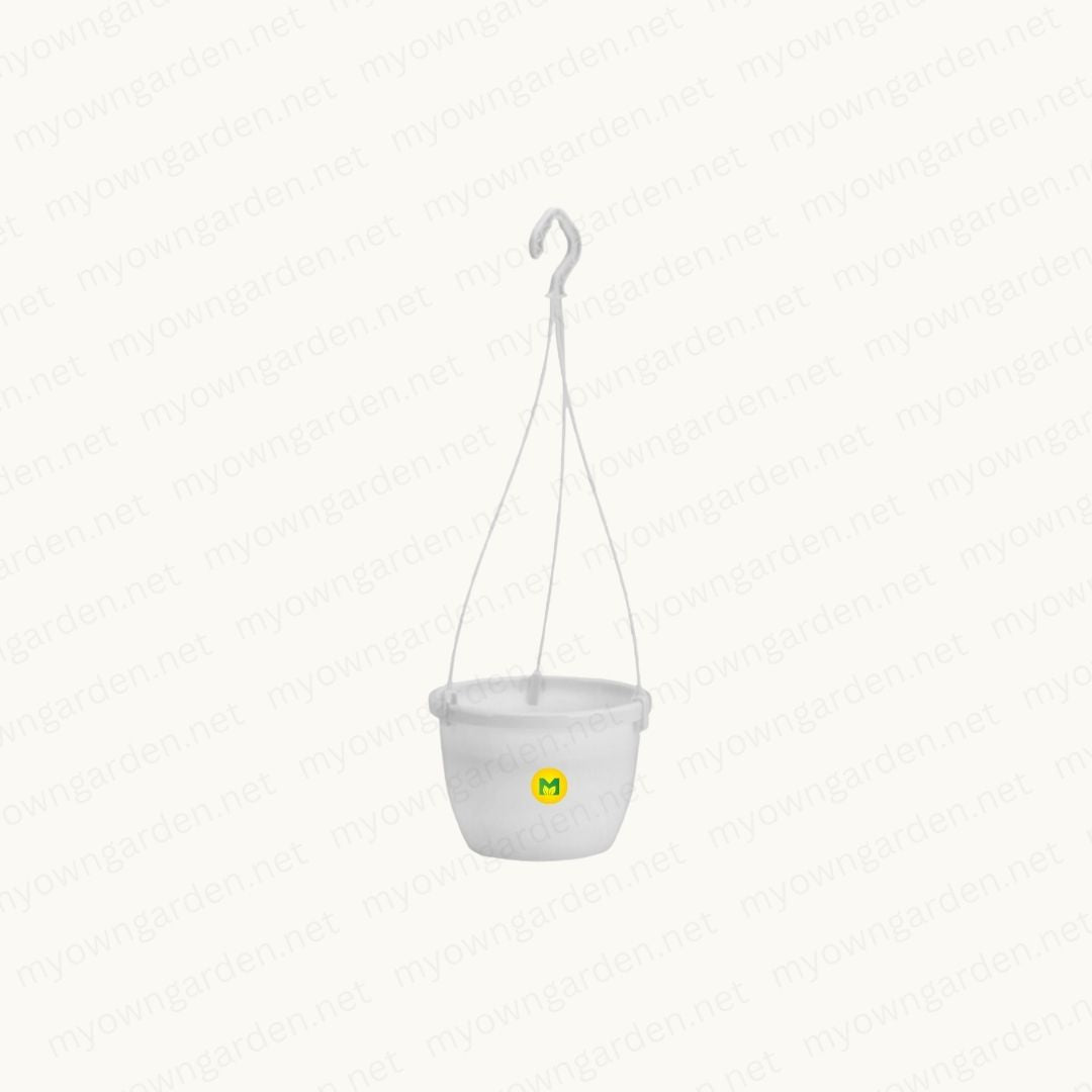 Bowl Hanging Pot 7 Inch - White