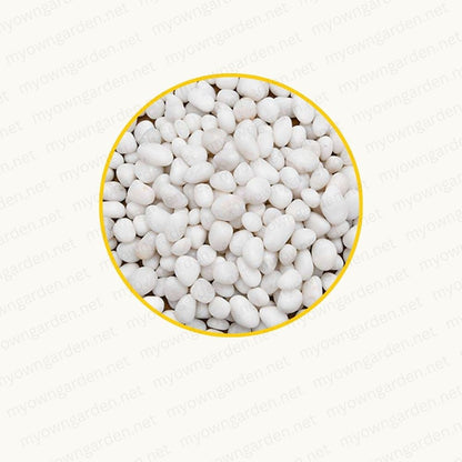 Marble Pebbles - White, Small, Polished