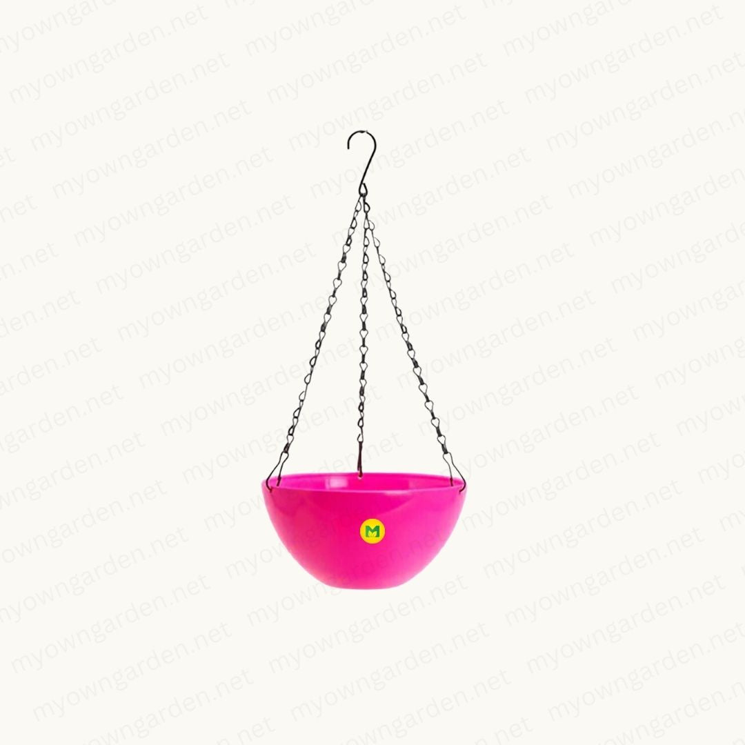 Marco Hanging Pot with Steel Chain – Pink