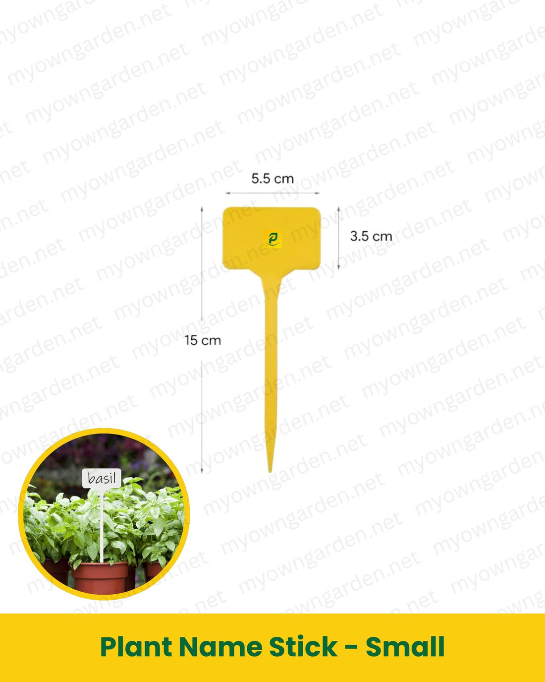 Plant Name Stick – Small 10cm Garden Tag for Plants