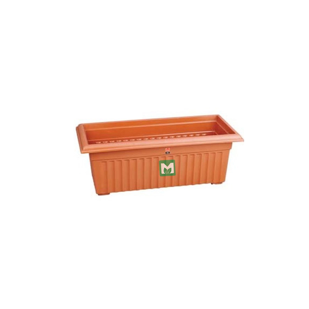 Rectangular Pot 14 Inch – Brown / Terracotta