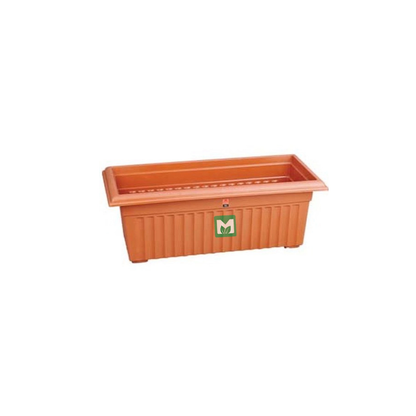 Rectangular Pot 14 Inch – Brown / Terracotta
