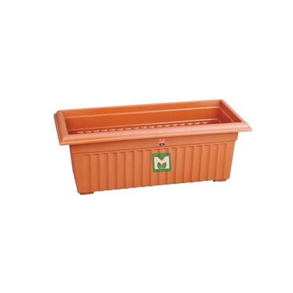 Rectangular Pot 20 Inch – Brown / Terracotta