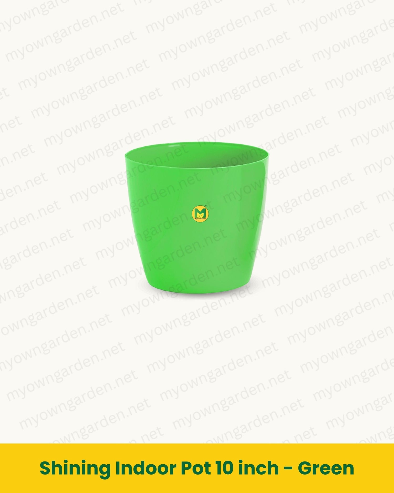 Shining Indoor Pot 10 inch - Green