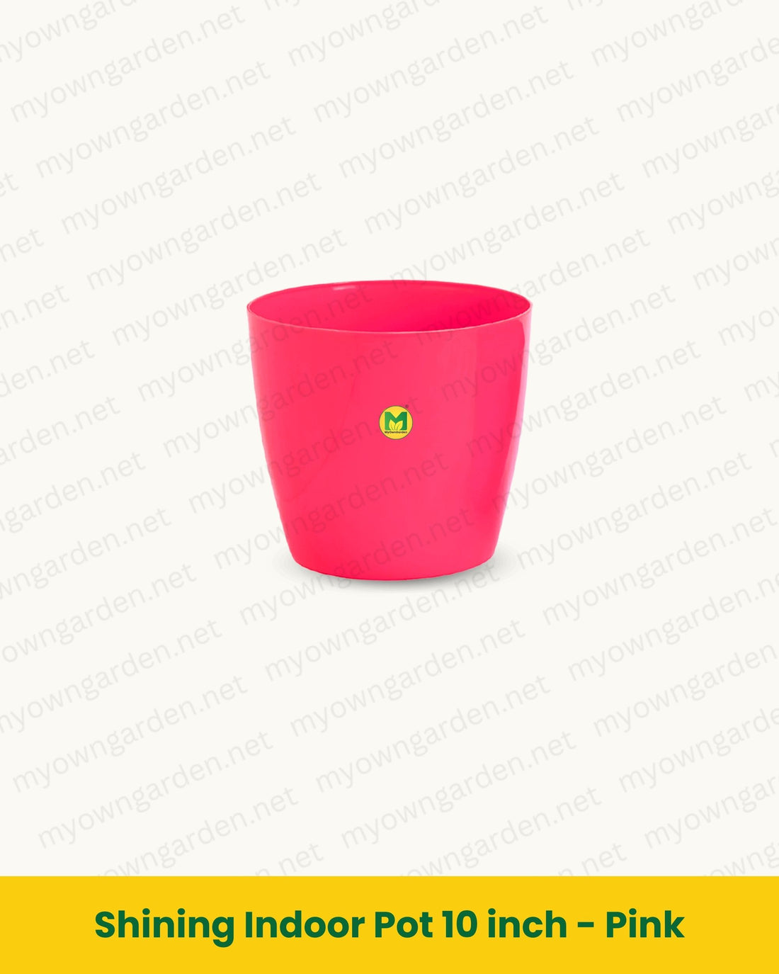 Shining Indoor Pot 10 inch - Pink