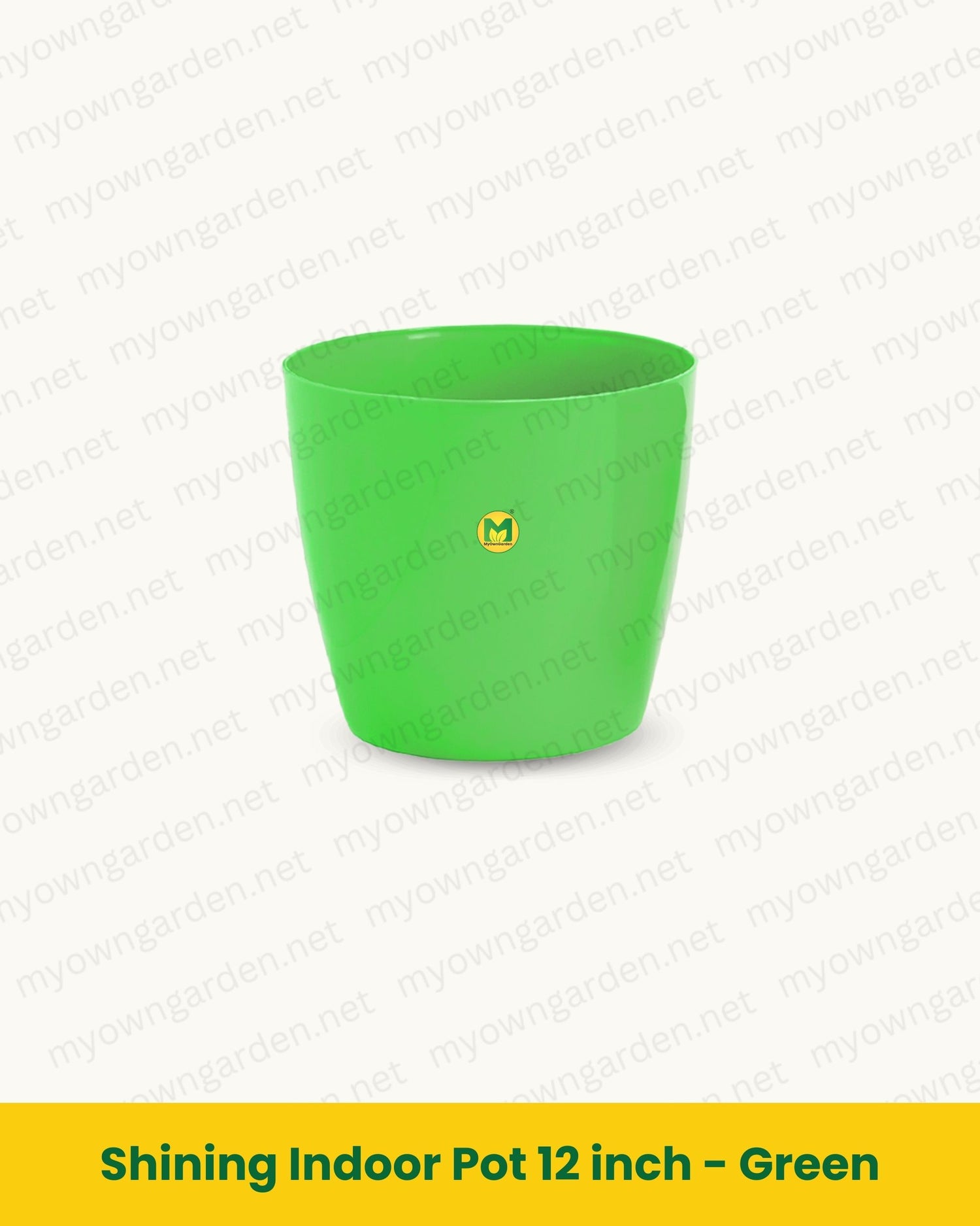 Shining Indoor Pot 12 inch - Green