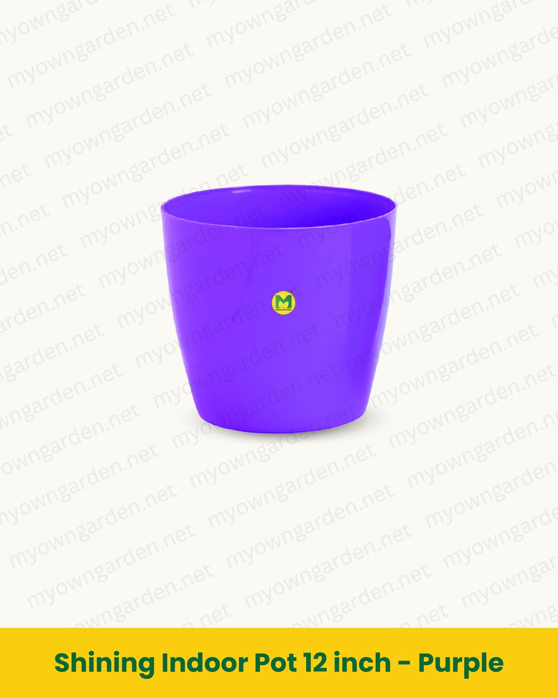 Shining Indoor Pot 12 inch - Purple