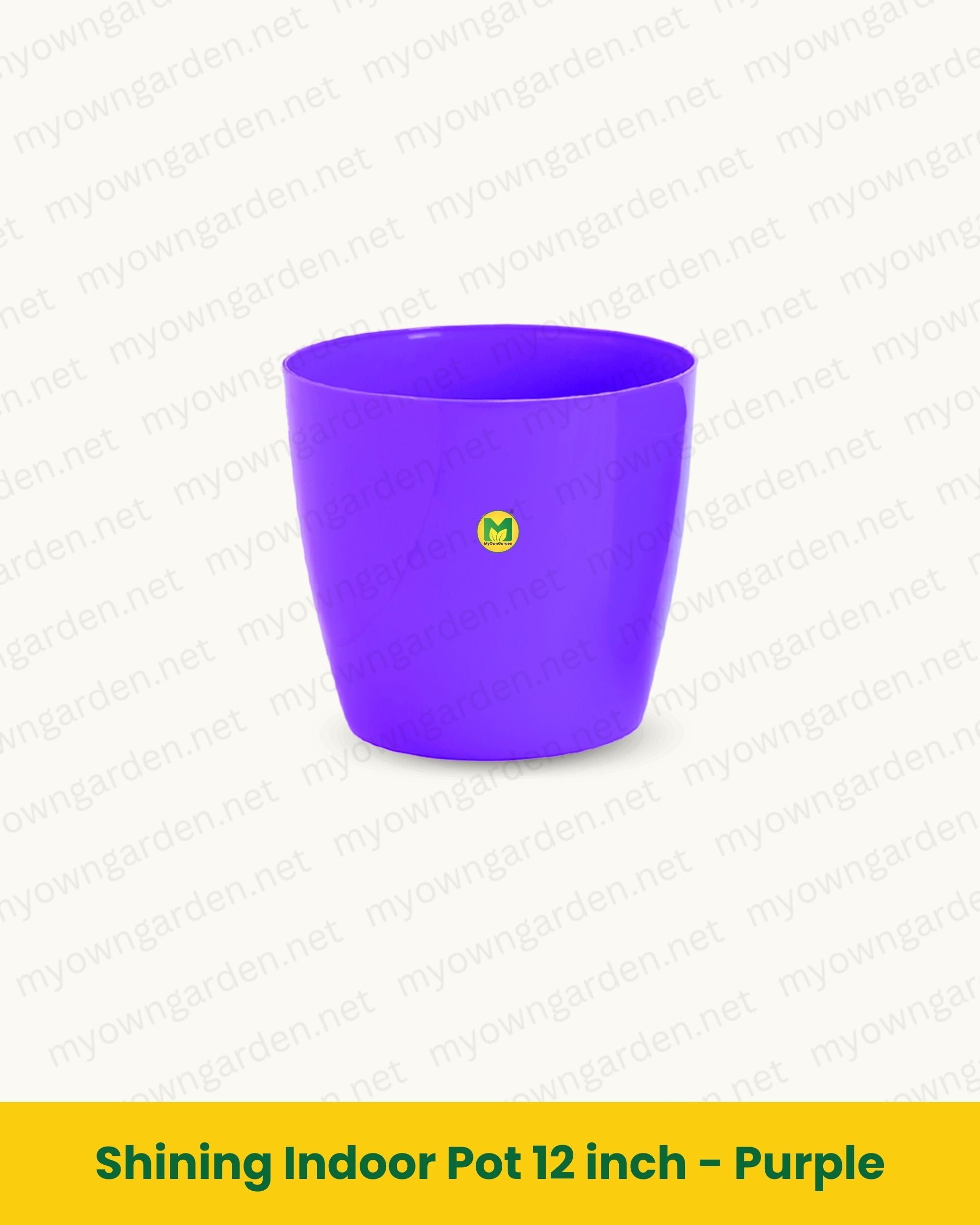 Shining Indoor Pot 12 inch - Purple