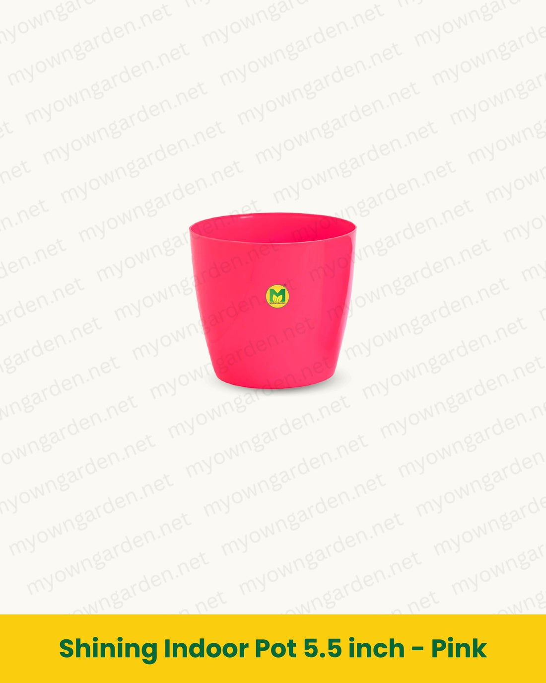 Shining Indoor Pot 5.5 inch - Pink