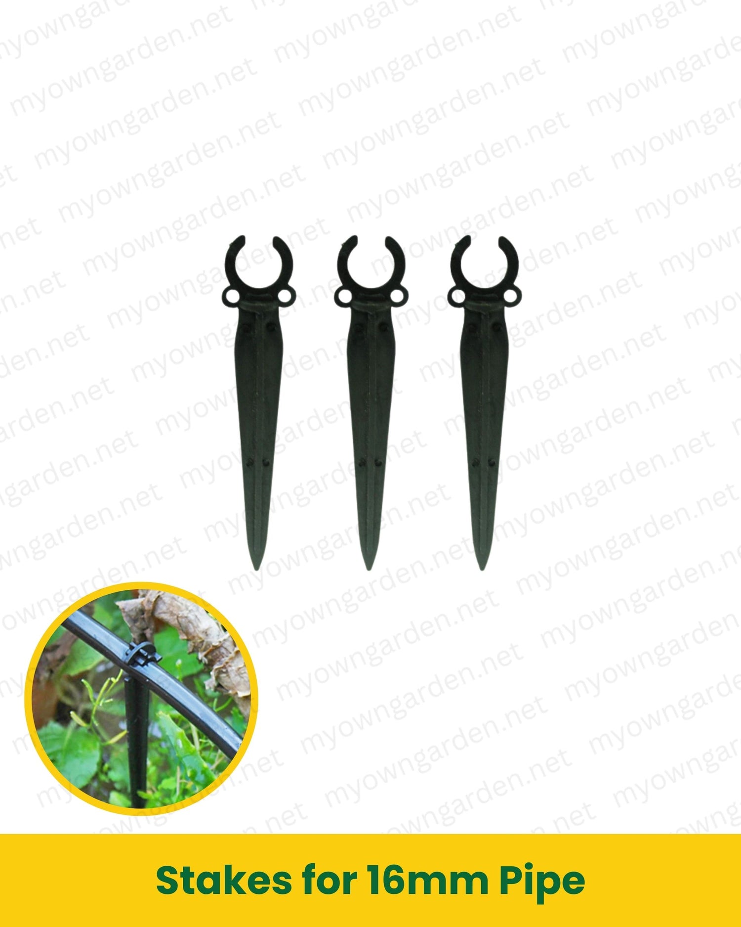Stakes for 16mm Pipe – Secure Micro Irrigation Support