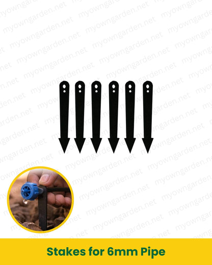 Stakes for 4mm Pipe – Secure Micro Drip Irrigation Support