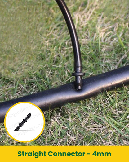 Straight Connector 6mm – Micro Drip Irrigation Pipe Joiner