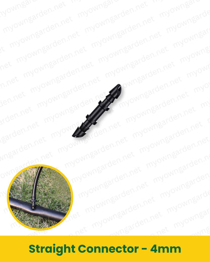 Straight Connector 6mm – Micro Drip Irrigation Pipe Joiner