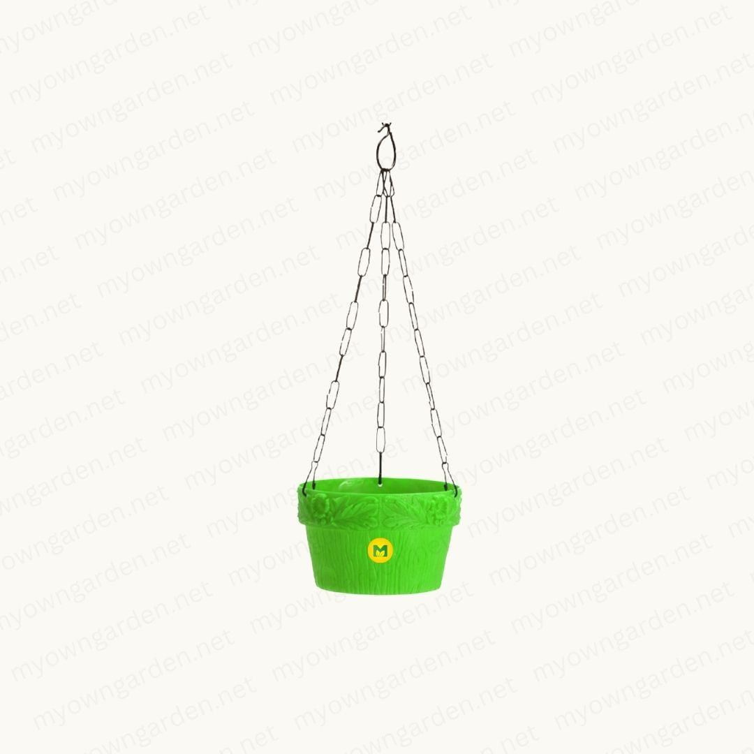Tulip Hanging Pot – Green (6 Inch)
