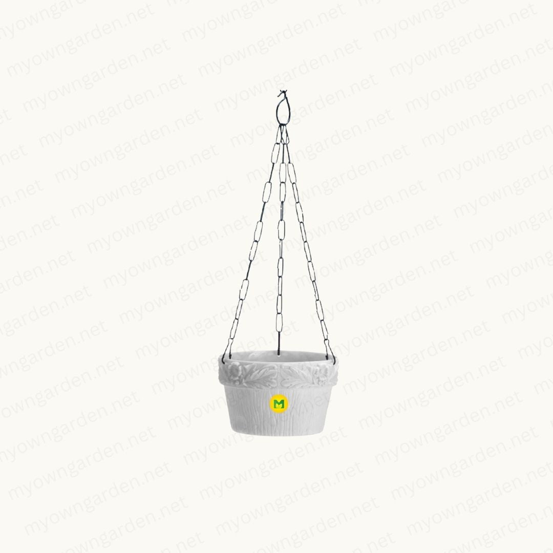 Tulip Hanging Pot – White (6 Inch)