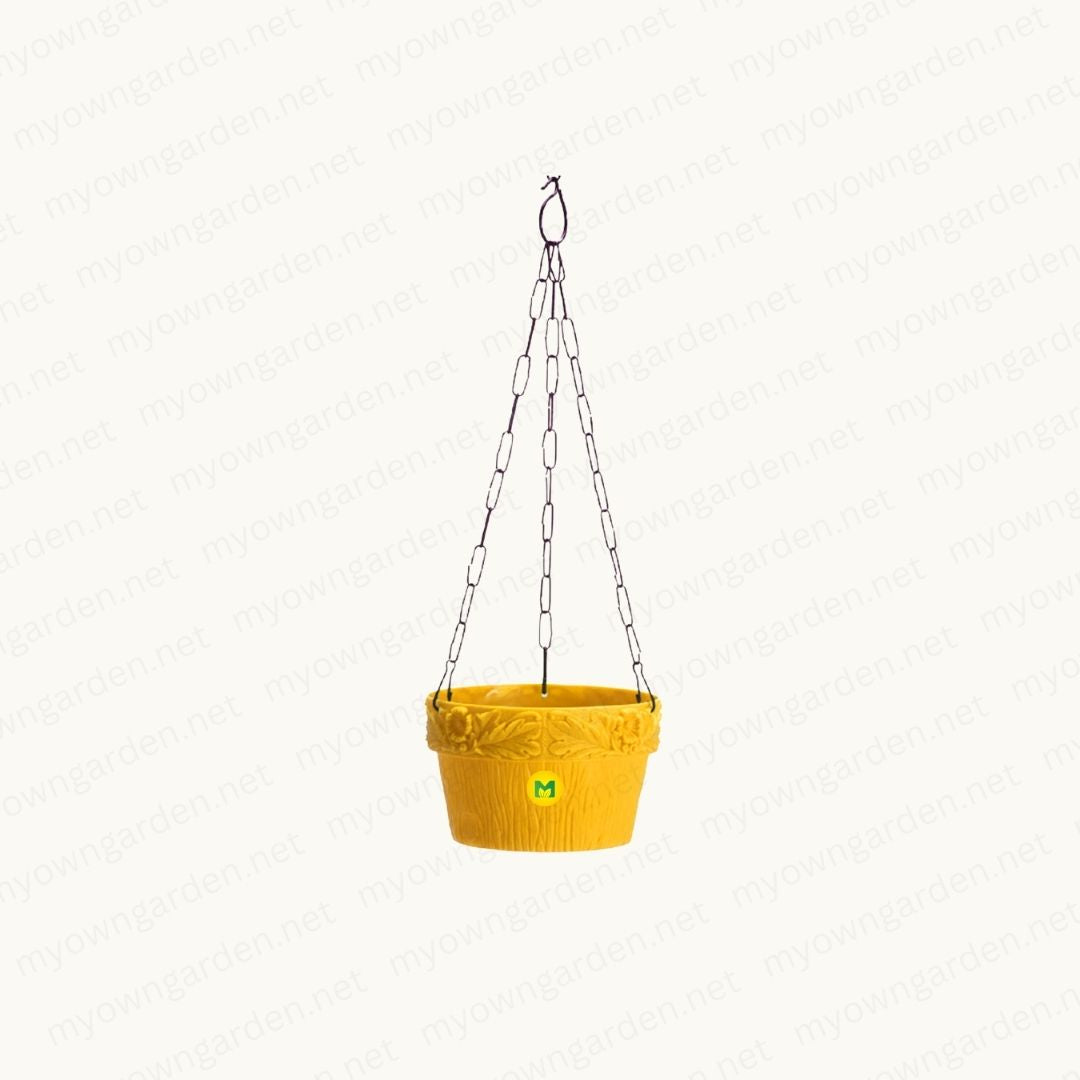 Tulip Hanging Pot – Yellow (6 Inch)