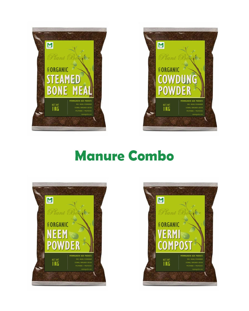 Manure Combo – Organic Plant Nutrition Pack (4 Kg)